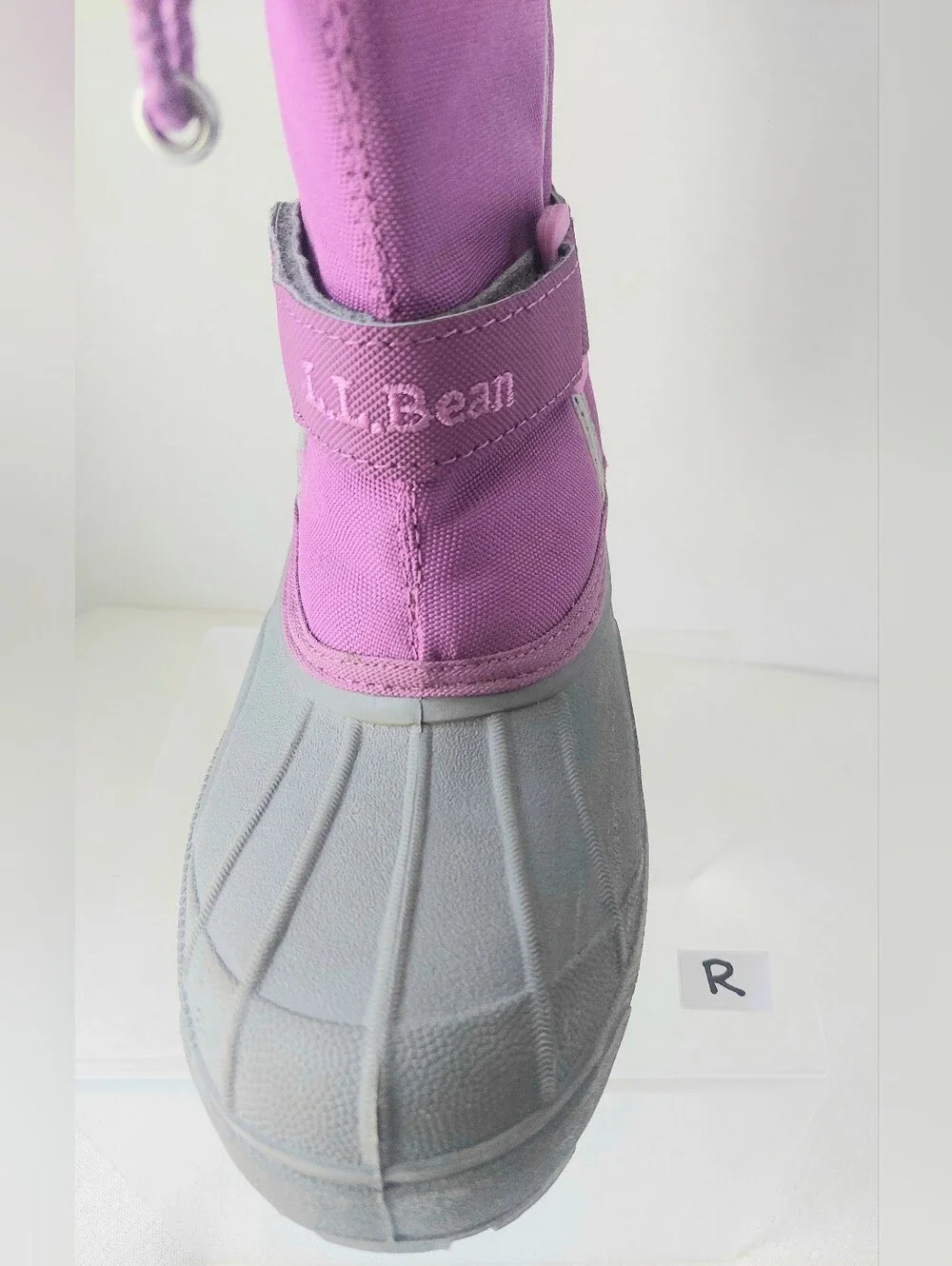 L.L. Bean Girls' Purple Waterproof Winter Boots